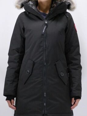 BNWT Canada Goose Rosemont Parka Size M Black Womens